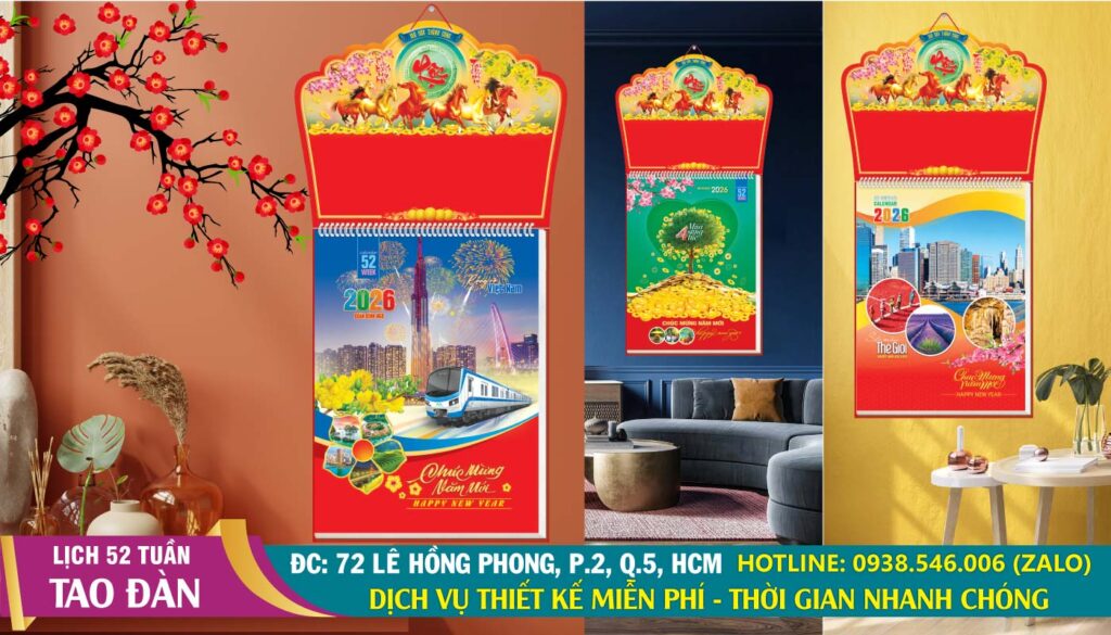 Lịch 52 Tuần Tao Đàn 2026