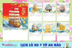 Lịch Lò Xo 7 Tờ An Hảo