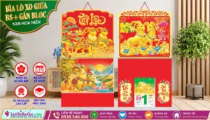 Lịch Lò Xo Giữa Bộ Số + Gắn Bloc Hoa Niên