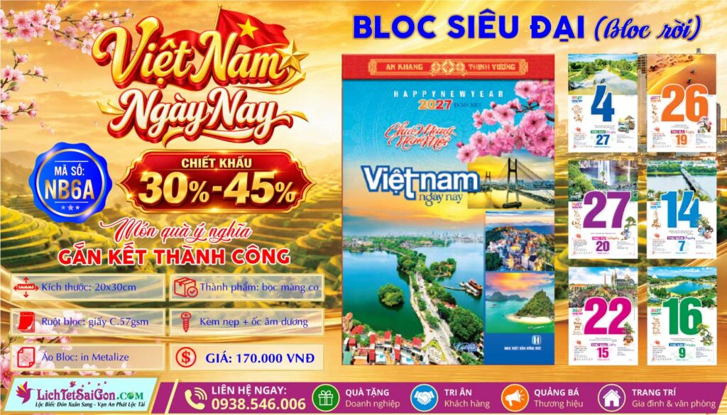 Bloc Rời (20x30cm) - NB6A - Việt Nam Ngày Nay
