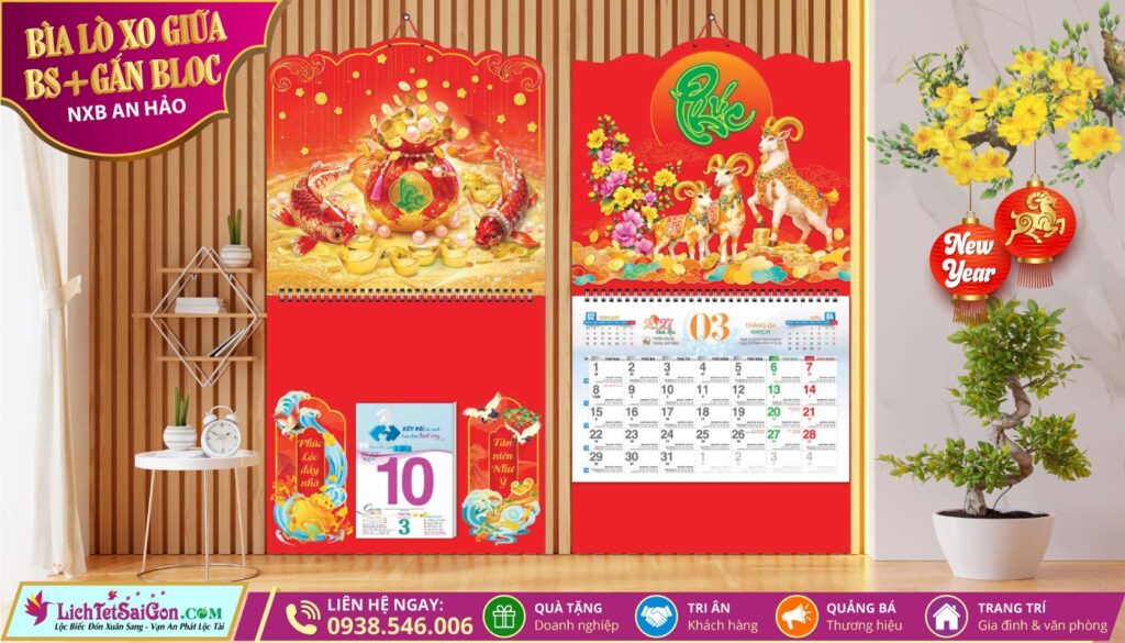 Lịch Lò Xo Giữa Bộ Số Bế Nổi + Gắn Bloc An Hảo