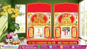 Bìa Đại (40x60cm) Dán Nổi - Thanh Nguên