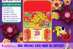 Bìa Trung (35x50cm) Ván MDF