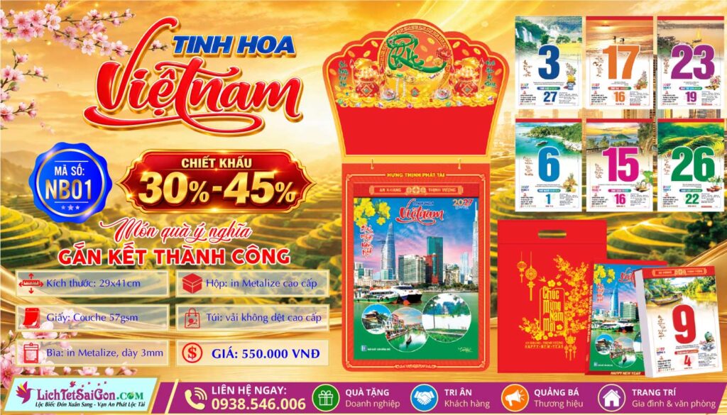[Mã Số: NB01] Bloc Siêu Cực Đại (29x41cm) - Tinh Hoa Việt Nam