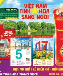 Bloc Siêu Cực Đại Đặc Biệt (38x53cm) - AH01 - Việt Nam Tinh Hoa Sáng Ngời