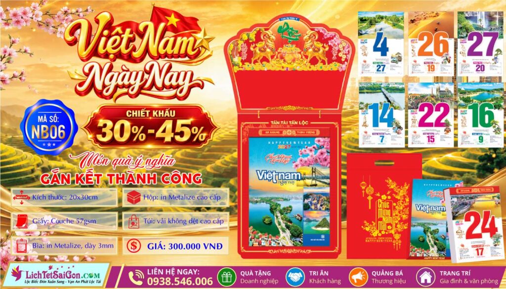 [Mã Số: NB06] Bloc Siêu Đại (20x30cm) - Việt Nam Ngày Nay