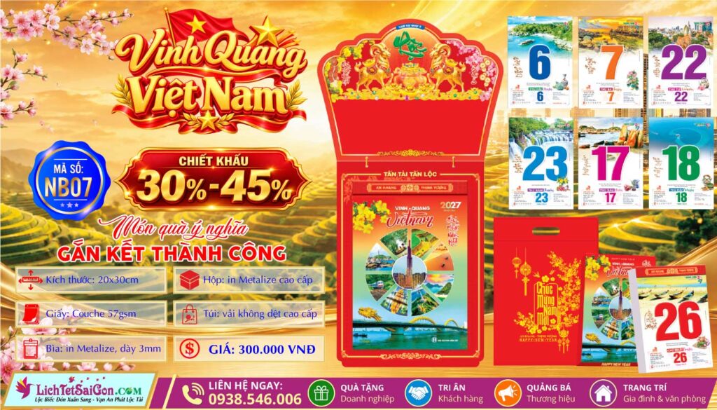 [Mã Số: NB07] Bloc Siêu Đại (20x30cm) - Vinh Quang Việt Nam