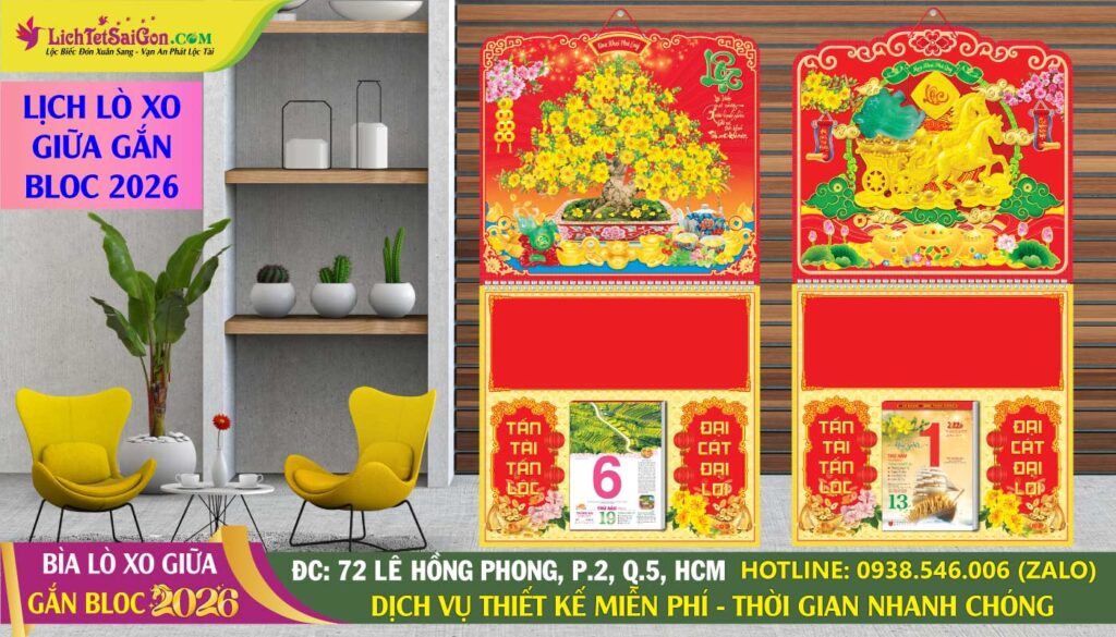 Bìa Lò Xo Giữa Bế Nổi - Dán Nổi