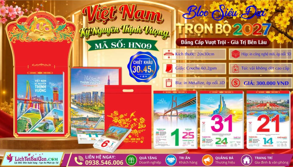 Bloc Siêu Đại | Mã Số: HN09 - Việt Nam Kỷ Nguyên Thịnh Vượng