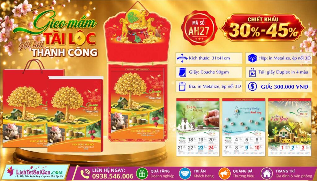 Mã Số: AH27 - Gieo Mầm Tài Lộc Gặt Hái Thành Công