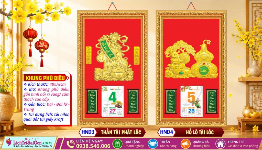 MS: HND3 - Thần Tài Phát Lộc + MS: HND4 - Hồ Lô Tài Lộc