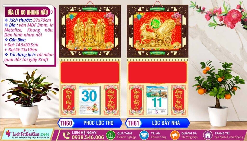 MS: TH60 - Phúc Lộc Thọ + MS: TH61 - Lộc Đầy Nhà
