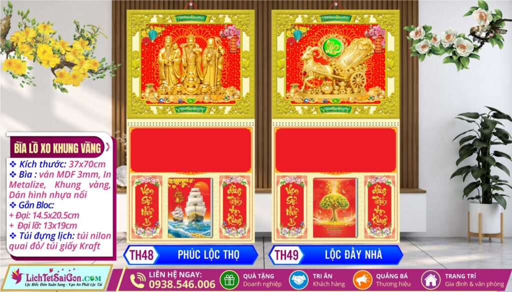 MS: TH48 - Phúc Lộc Thọ + MS: TH49 - Lộc Đầy Nhà