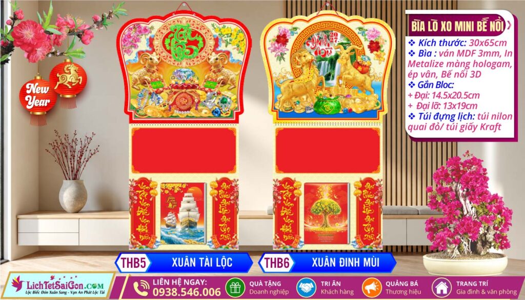MS: THB5 - Xuân Tài Lộc + MS: THB6 - Xuân Đinh Mùi