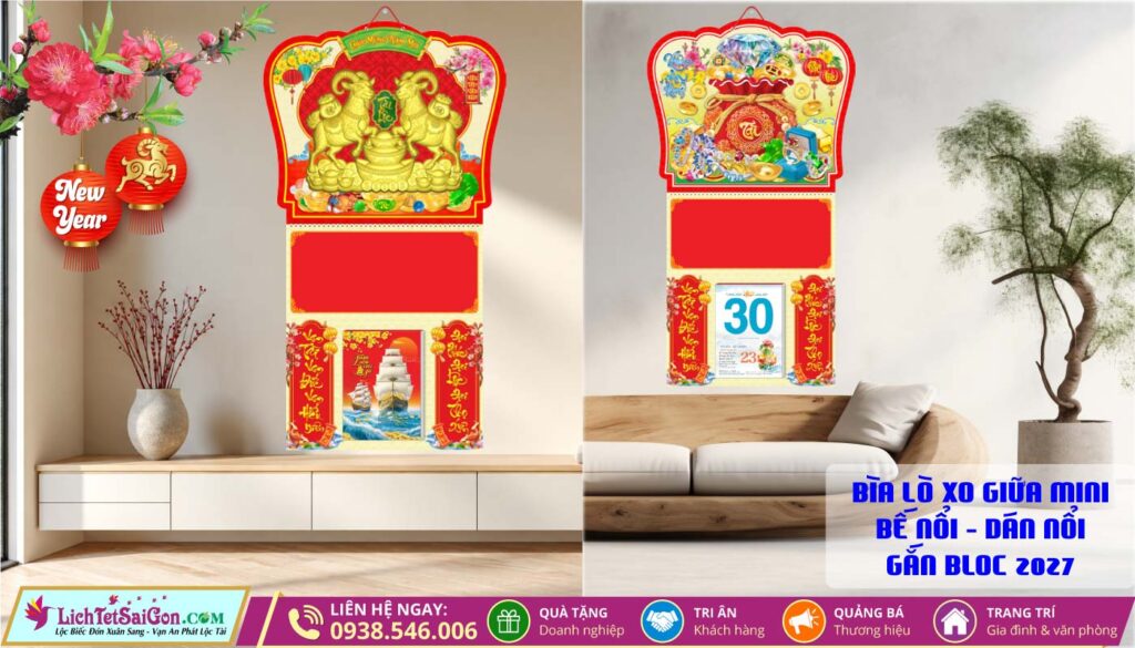 Bìa Lò Xo Giữa Mini Bế Nổi - Dán Nổi thanhhai