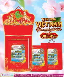 Mẫu Lịch Bloc Siêu Cực Đại AH01 (38x53cm) – Tinh Hoa Việt Nam Vươn Mình Phát Triển | Quà Tặng Đăng Đẳng Cấp Cho Năm Mới